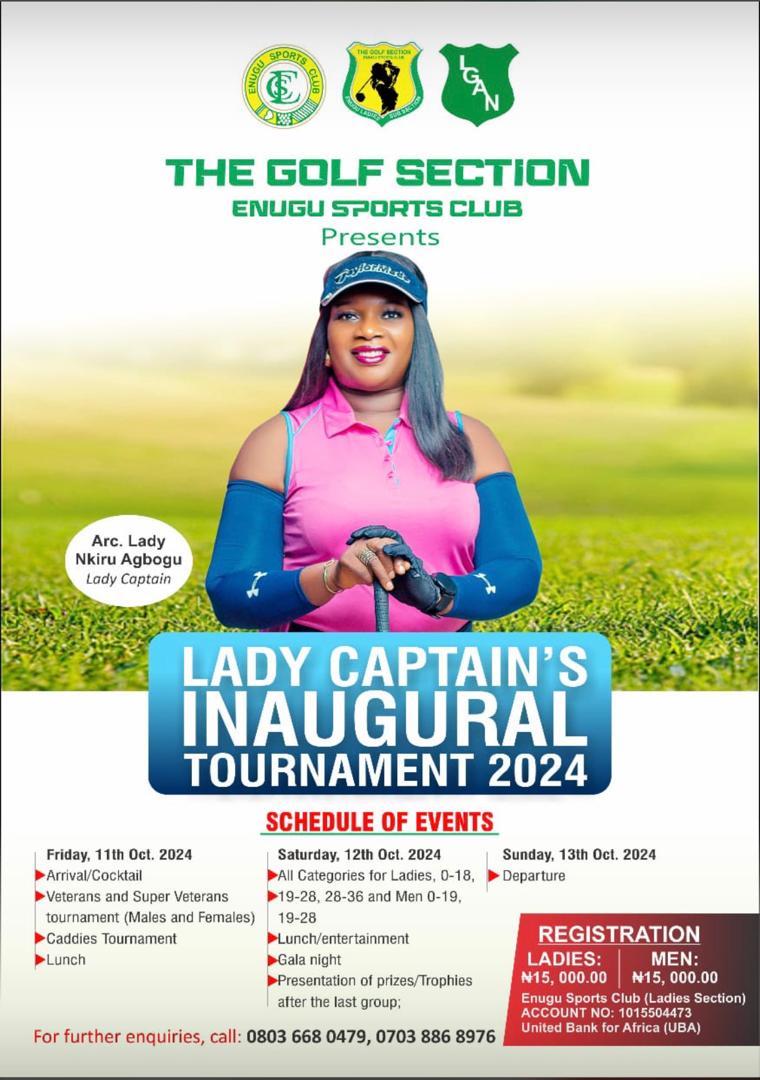 LADY CAPTAIN'S INAUGURAL TOURNAMENT 2024